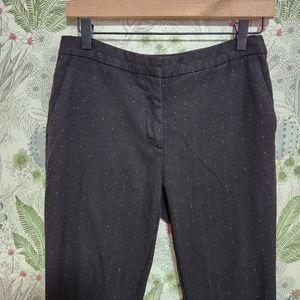 Zara black and white polka-dot casual office pants. Ankle langh. Size M.